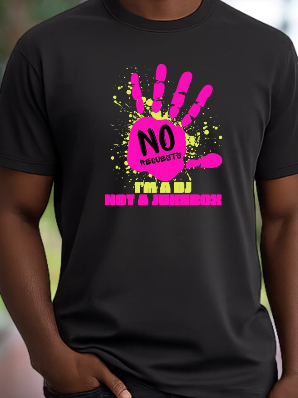 No Request I'm A DJ Graphic Tee